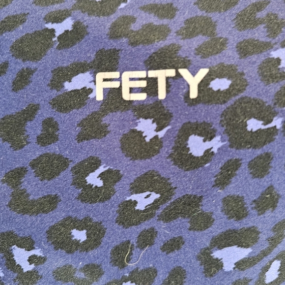 Fety high waisted leopard print workout yoga leggings Sz Small - Picture 3 of 7